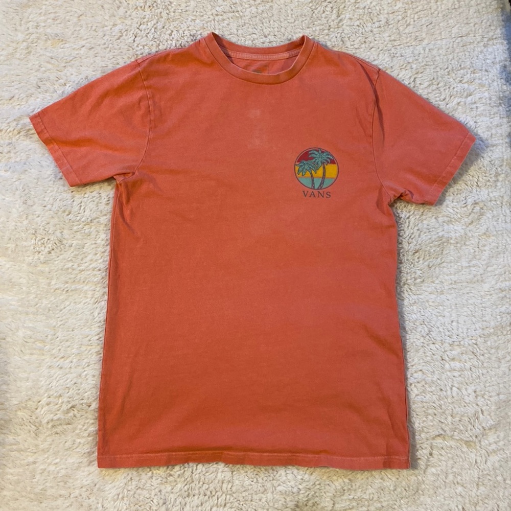 Vans Red Long Sleeve Tee